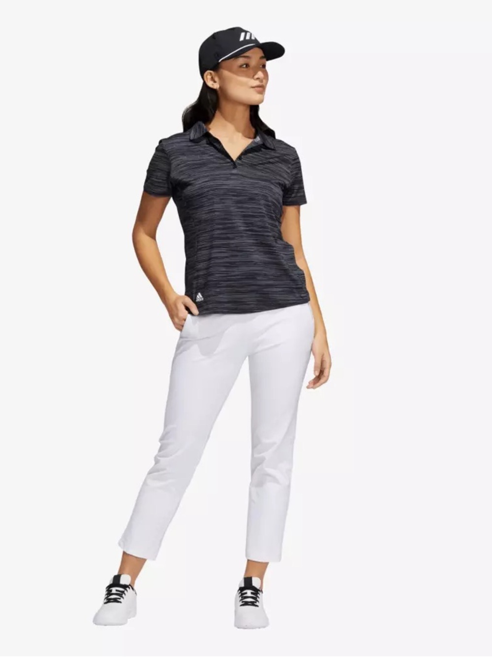 NWT Adidas Women’s Pull On Ankle Golf Pant Crop Length White Preppy Size XS